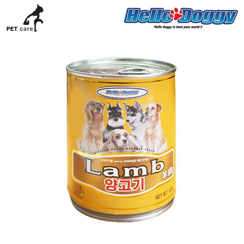 헬로도기 양고기캔 400g x 24개입 x 2박스 총48개