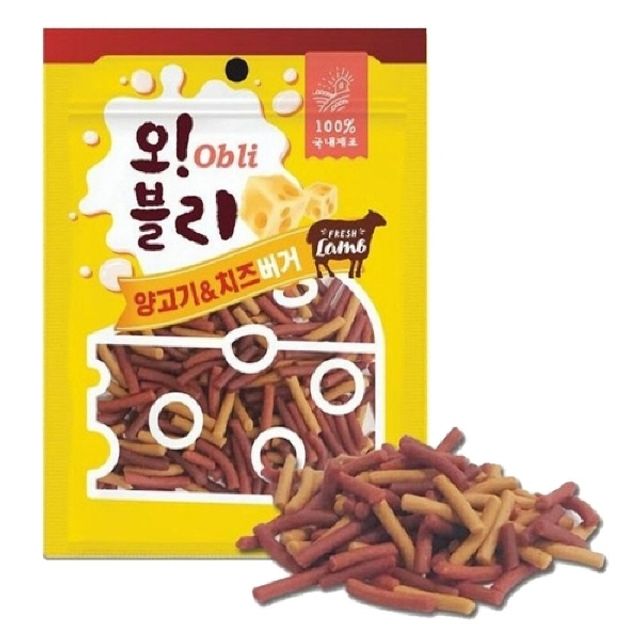 오블리 치즈버거 양고기 100gx80개