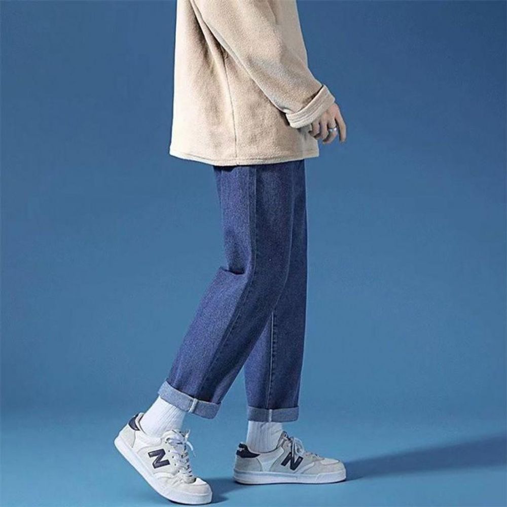 청바지 팬츠 롤업 예쁜 데님 진청 여름 데일리 연청