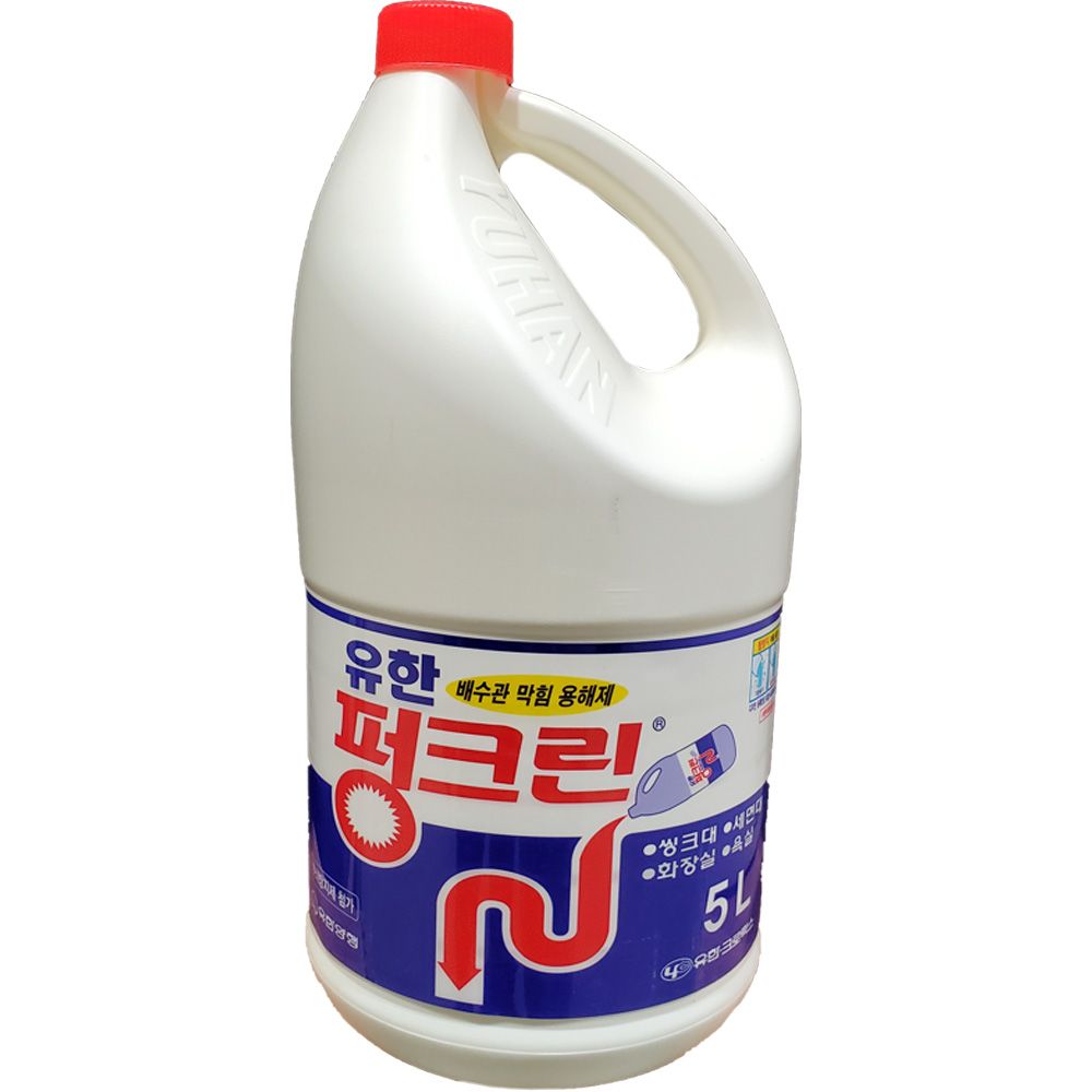 유한 씽크대 세면대 배수관 막힘 용해제 펑크린 5.5L