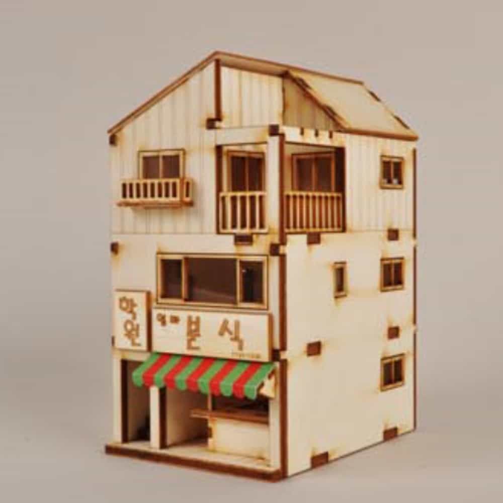 DIY 조립 미니점포주택 우드조립 우드DIY