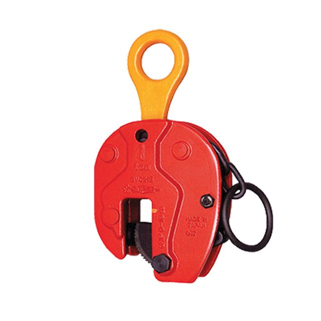 수직클램프 1TON 0~19mm 중량3.0Kg/안전고리타입경