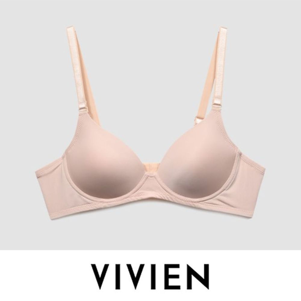 비비안 브라 여자속옷 베이직 데일리 몰드 노와