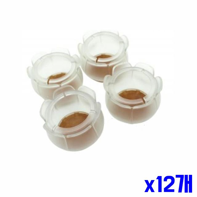 긁힘 방지 소음 발커버 대 x12개 가구 가구발커버 긁
