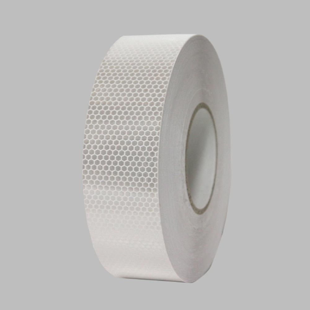 무늬 반사 테이프 50mm x 50M 백색 안전 반사테이프