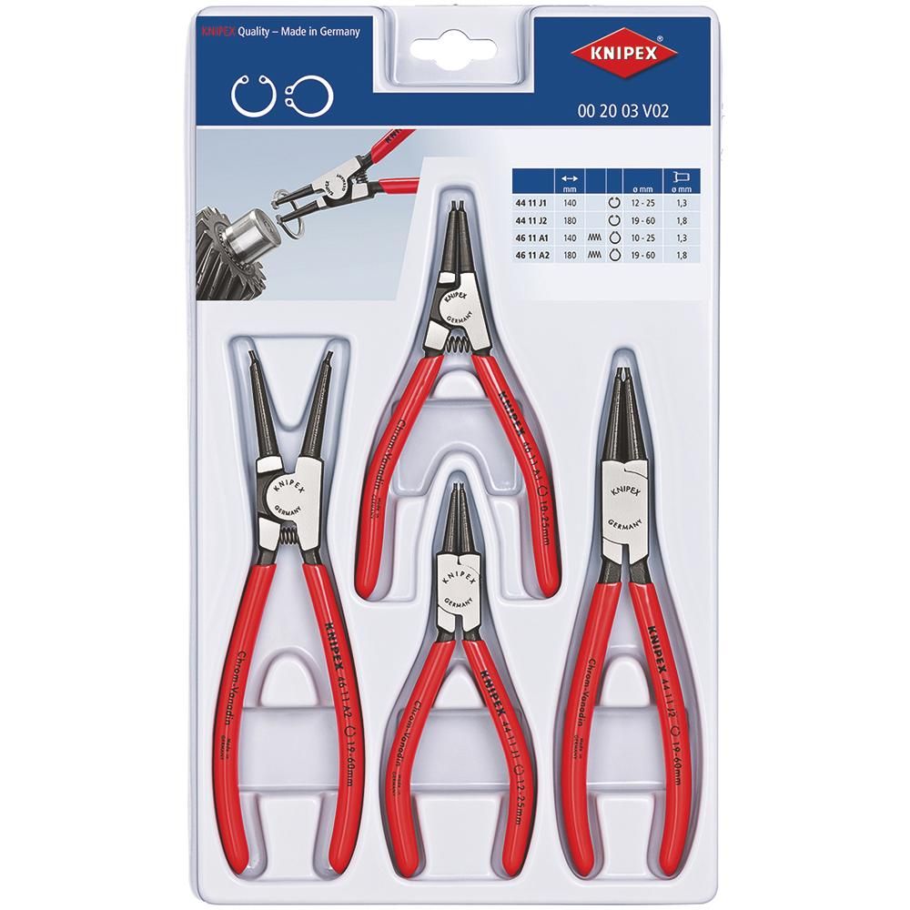KNIPEX 크니펙스 스냅링플라이어 세트 00 20 03 V02