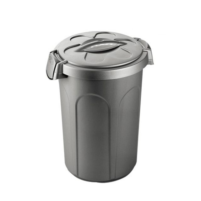 강아지 반려동물 애견 사료통 23L 8kg 실버