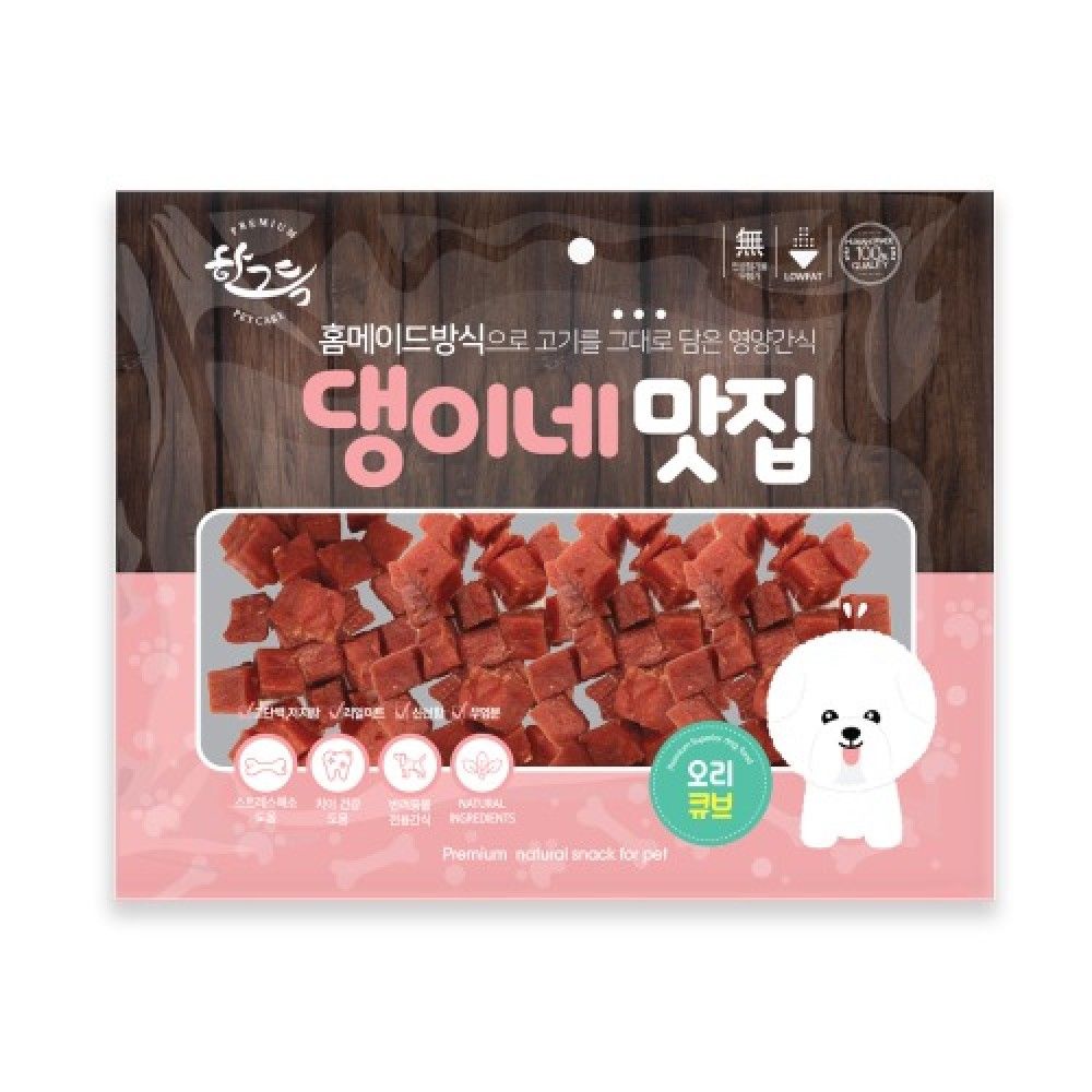 댕이네맛집 오리큐브300gX50개1박스