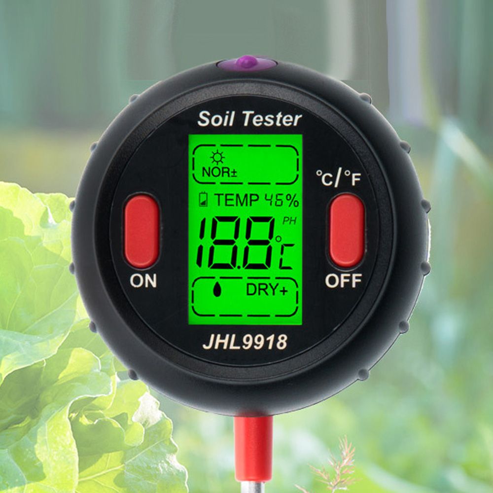토질 테스터기 5in1 햋빛 PH 수분 온도 습도 측정기