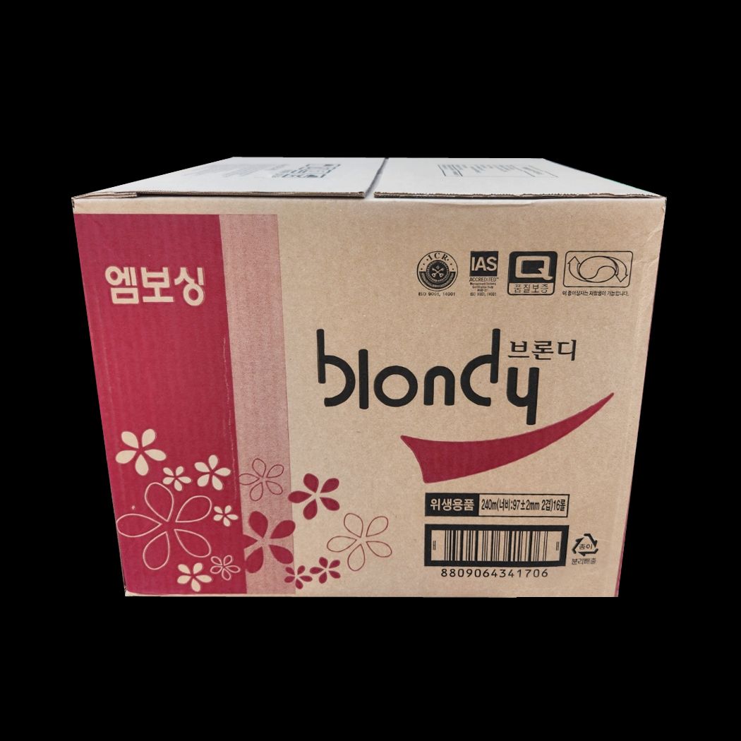 물에잘녹는화장지 점보롤 두루마리휴지 240M 16롤