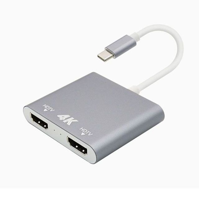 USB 3.1 Type C to HDMI 듀얼 컨버터 영상케이블