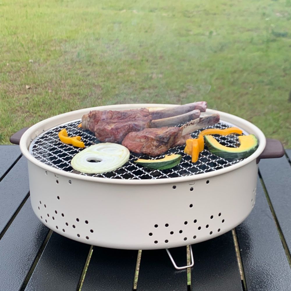 캠핑 바베큐 BBQ 숯불화로 그릴 실내실외겸용