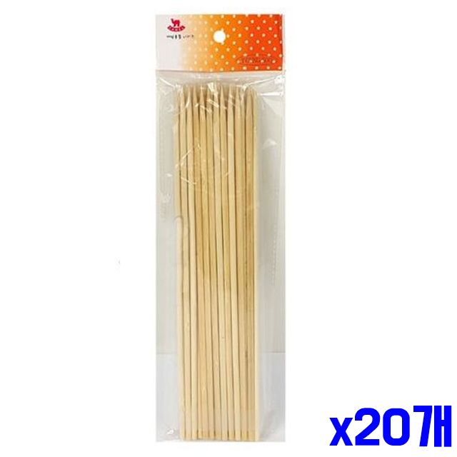 30cm 다용도 x20개 어묵 꼬치 30개입 대나무 대나무꽂