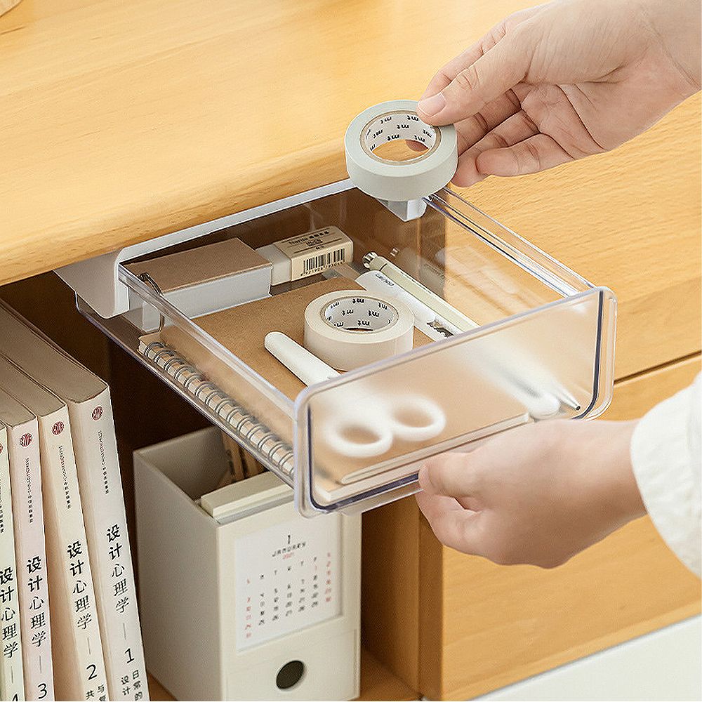 책상 미니서랍 데스크 오거나이저 부착식 필기구정리