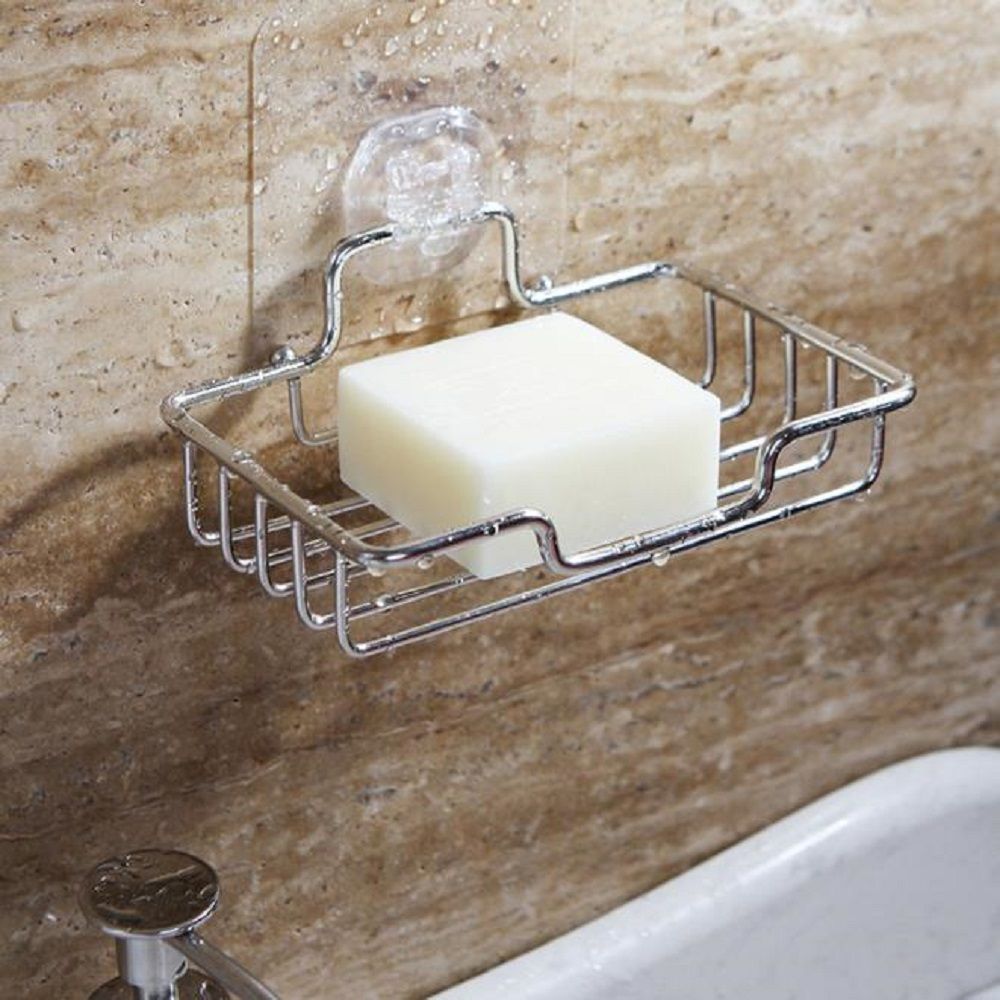 부착식 물빠짐 스텐 비누케이스 받침대 2p 1set