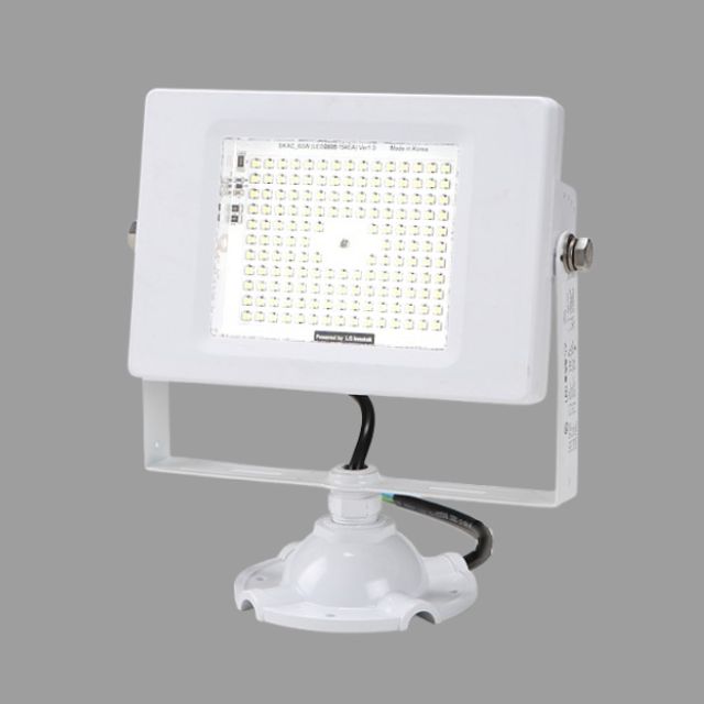 사각 LED 투광기 화이트 S-B-8 60W 주광 AC