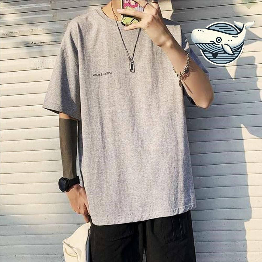 편안한 반팔 티셔츠 남성 오버핏 기본 무지