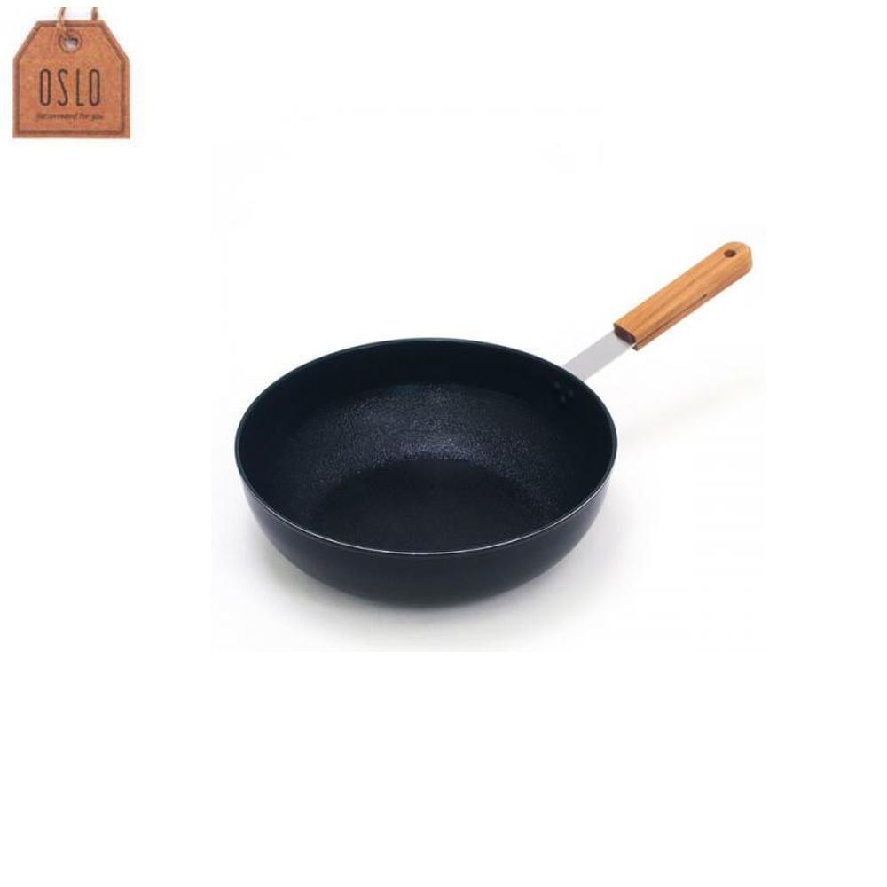 ih 28cm 에코라믹 우드 손잡이 궁중팬 찌개