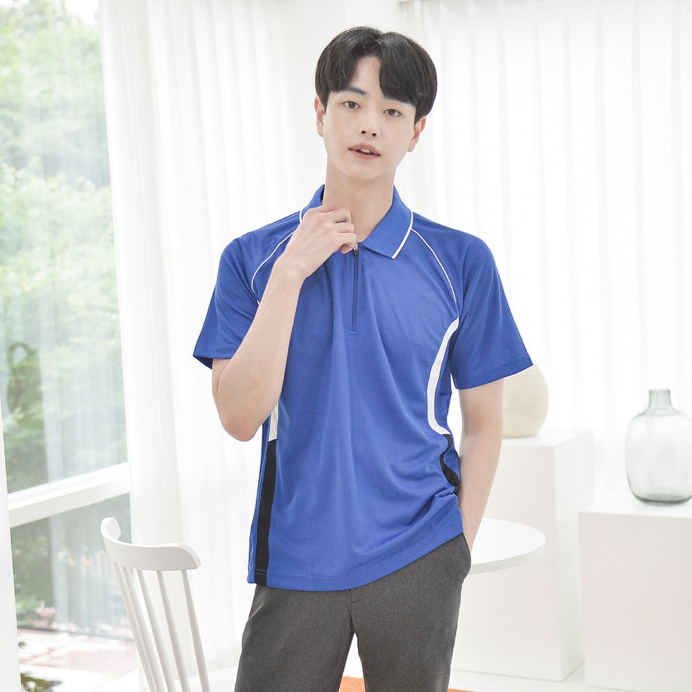 교복몰 쿨론 코발트라인 카라티셔츠 (5컬러) 반티