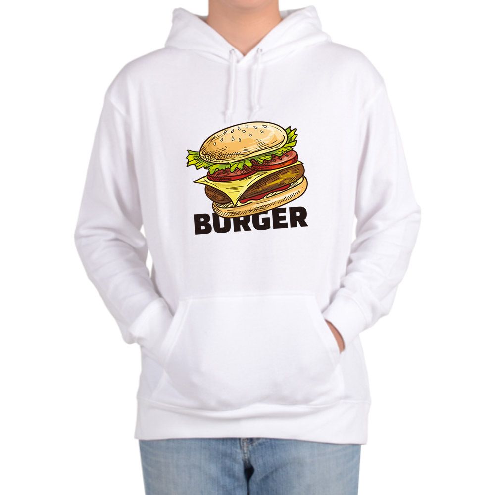 후드티 햄버거 버거 BURGER 프린트티셔츠