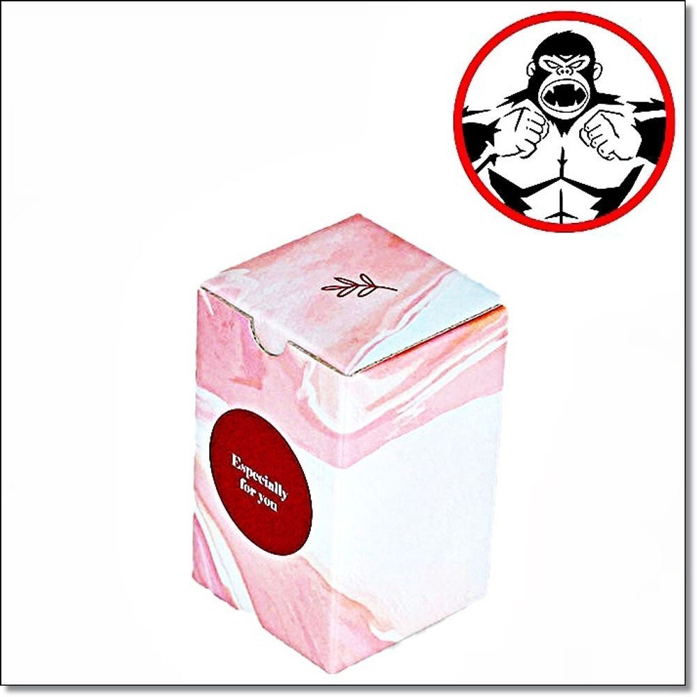 1묶음100장 380ml 러블리 74x74x120mm 럭키 선물박스