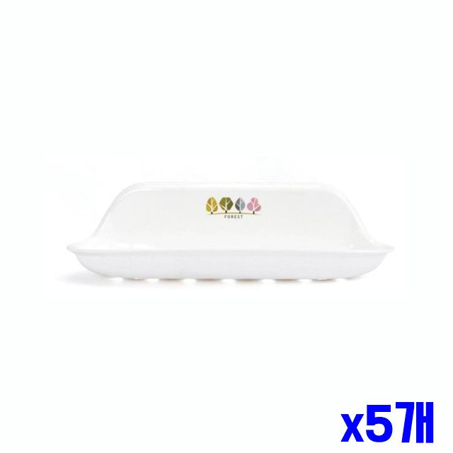 비누대 비누받침 위생적인 대 벽걸이 화이트 x5개
