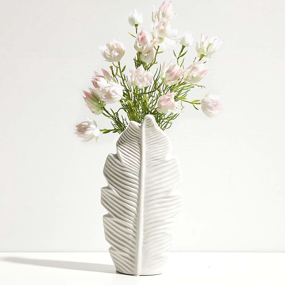 도자기 꽃병 16x31cm 오브제 인테리어소품 데코용