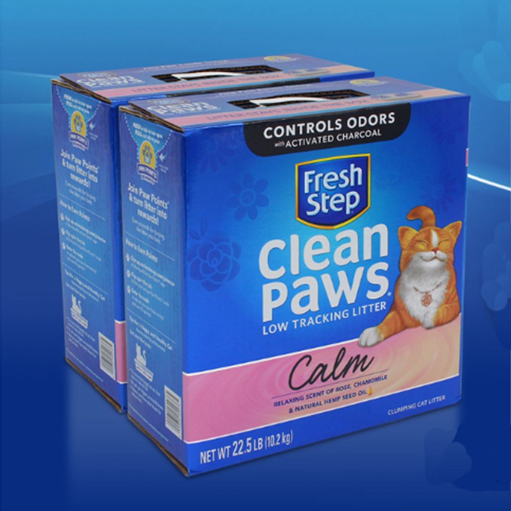 고양이 탈취 모래 크린포스캄 10.2kg 2P 안정 차분