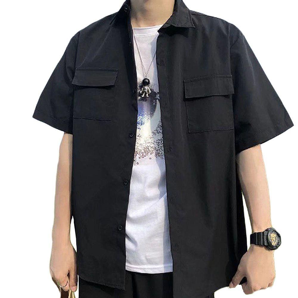 캐주얼 오버핏 반팔 남자 신상 여름 인기 포켓 남방