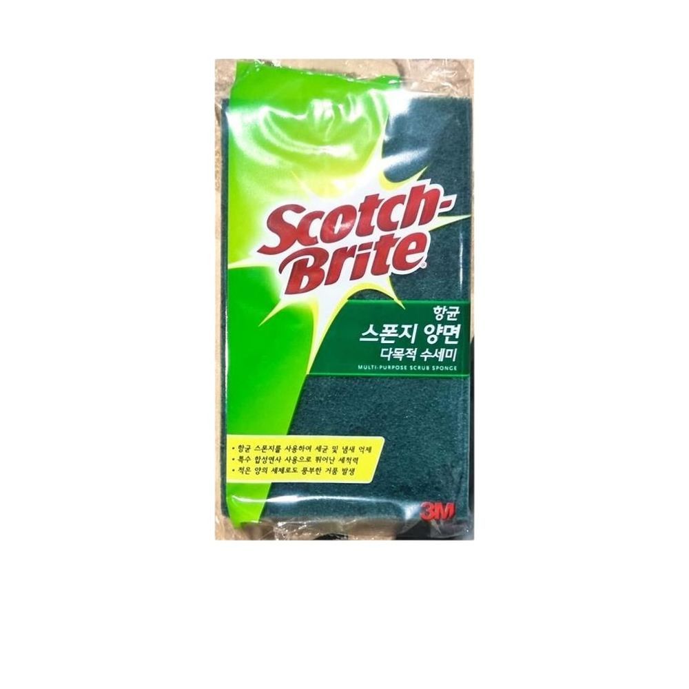 스카치브라이트 수세미 대 9x15cm 개별포장 X60개