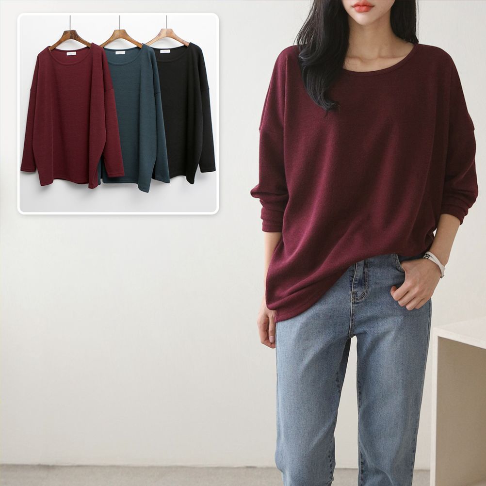 312A699S 보트넥 빅사이즈미시옷 여성 여