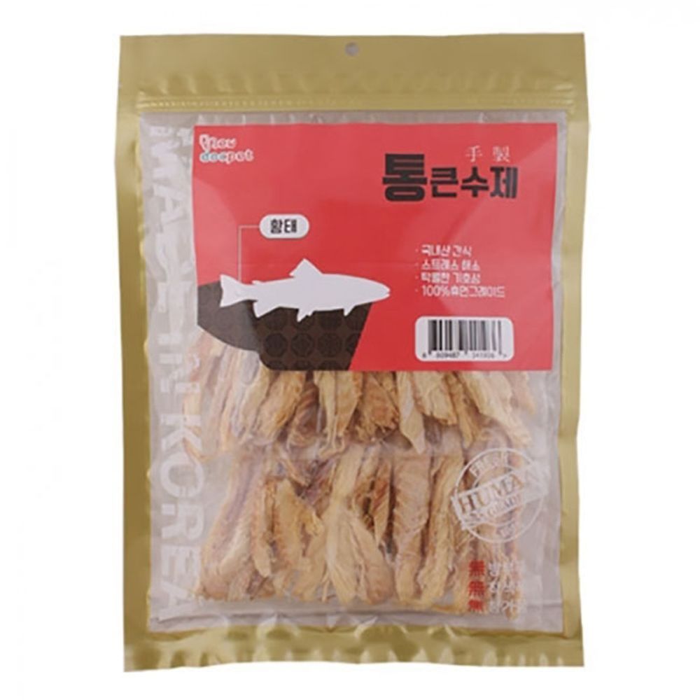 강아지 반려동물 고양이 일상 자연 간식 황태 180g