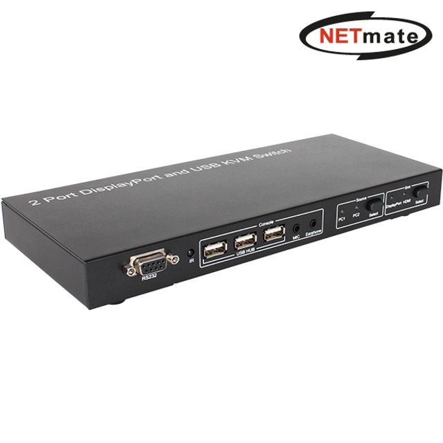 NM-DK02U DisplayPort KVM 2 1 스위치 USB Au KW0142