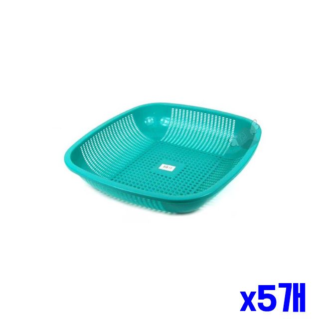 x5개 멀티채반 넓은 채반 46.5x44.5x9.2cm 물빠짐 채