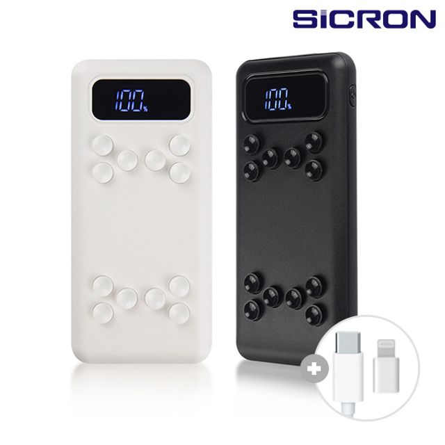 SICRON 40W 고속 PD 무선 충전 보조배터리 BPQ-188QPD