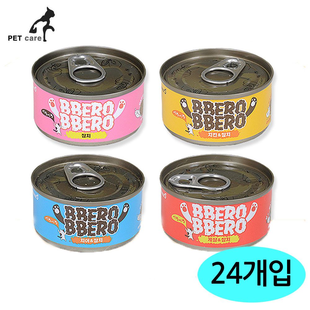 24개세트 빼로빼로 간식 80g 고양이 4종