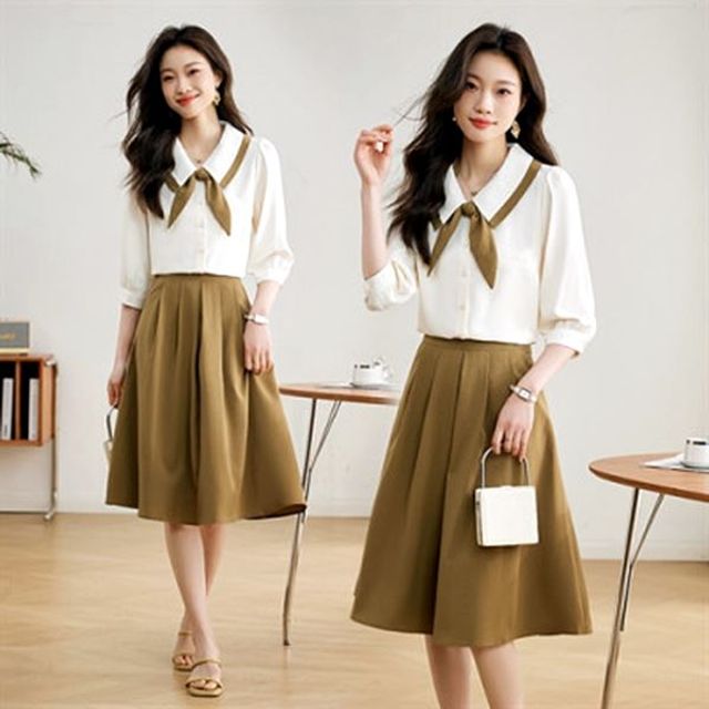 스커트 세트 URS449593 여성원피스 빅사이즈원피스 쉬
