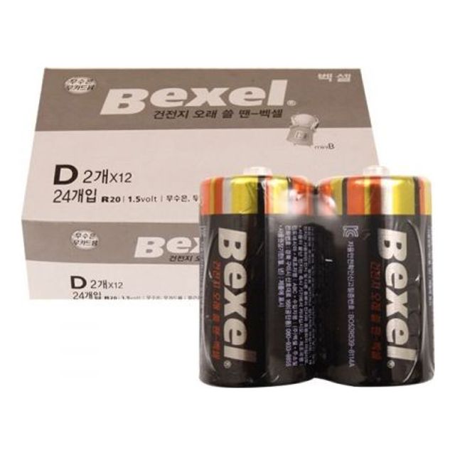 벡셀 DM건전지 1.5V 2P 12세트 밧데리 배터리
