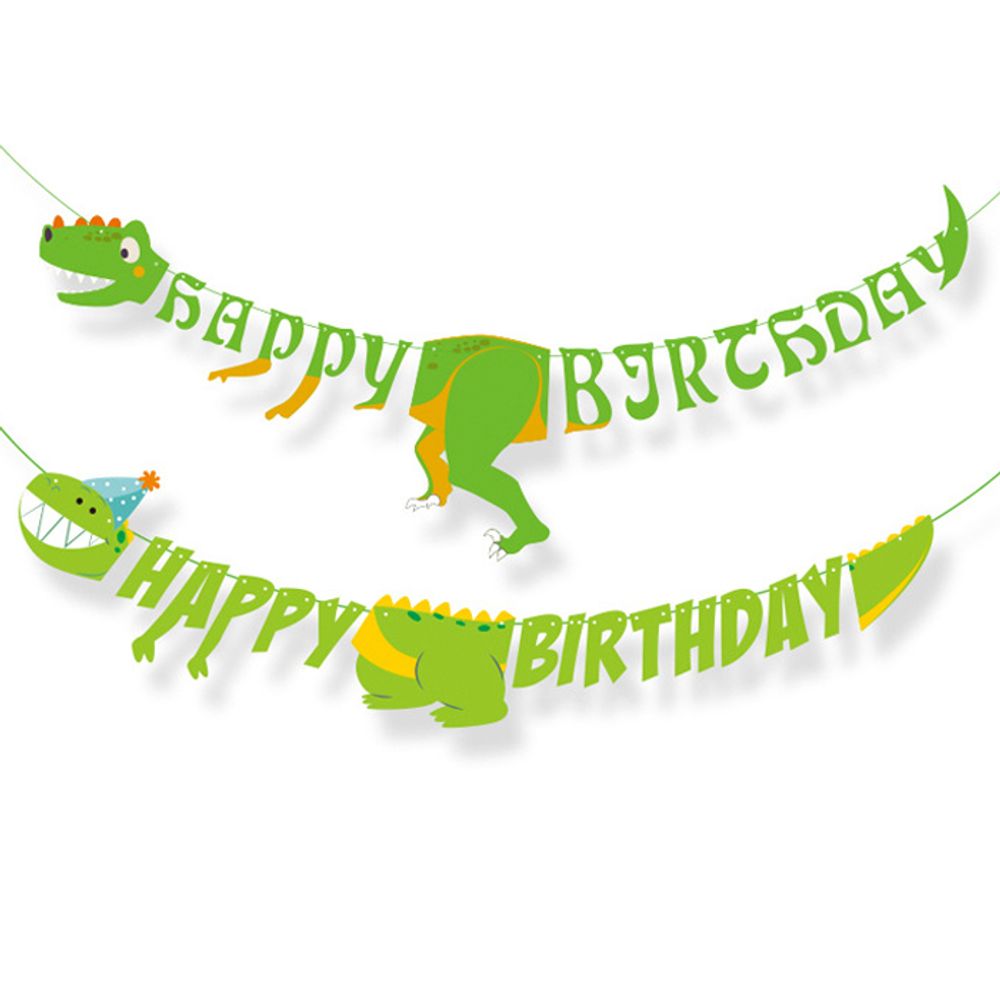 [다모아몰]생일 해피버스데이 파티 티라노 쥬라기 공룡 가랜드