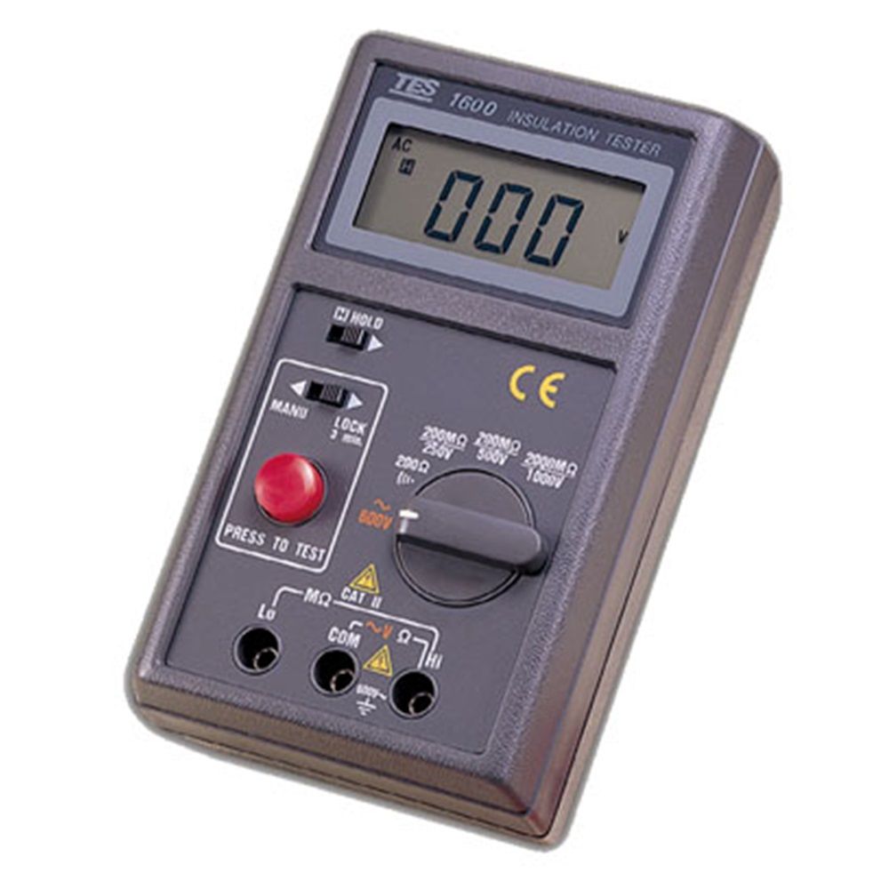 절연저항계 TES-1600 250V~1000V 메가옴 200MG 2000MG