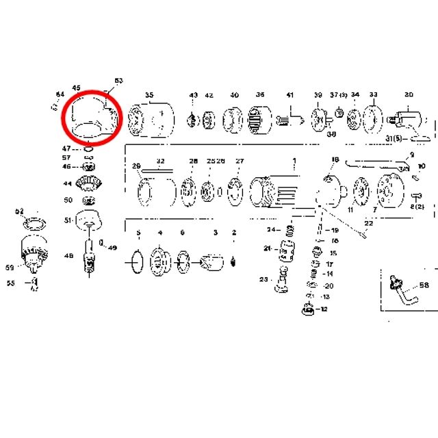 SP-1510AH SP VESSEL부품앵글하우징 1EA SP-1510AH