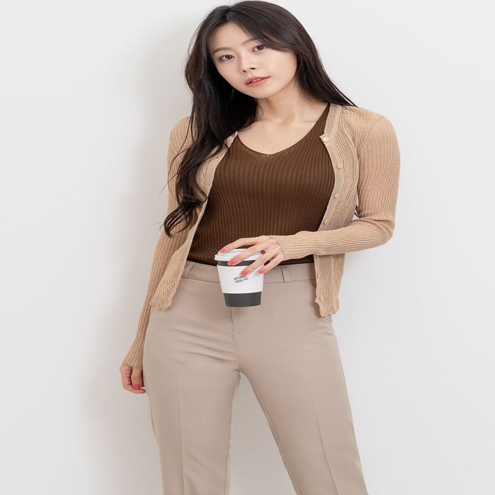 1032 PKT 여성린넨가디건