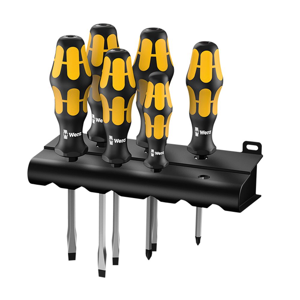 WERA 다가네 드라이버 세트(932 S/6 Rack)_05018283