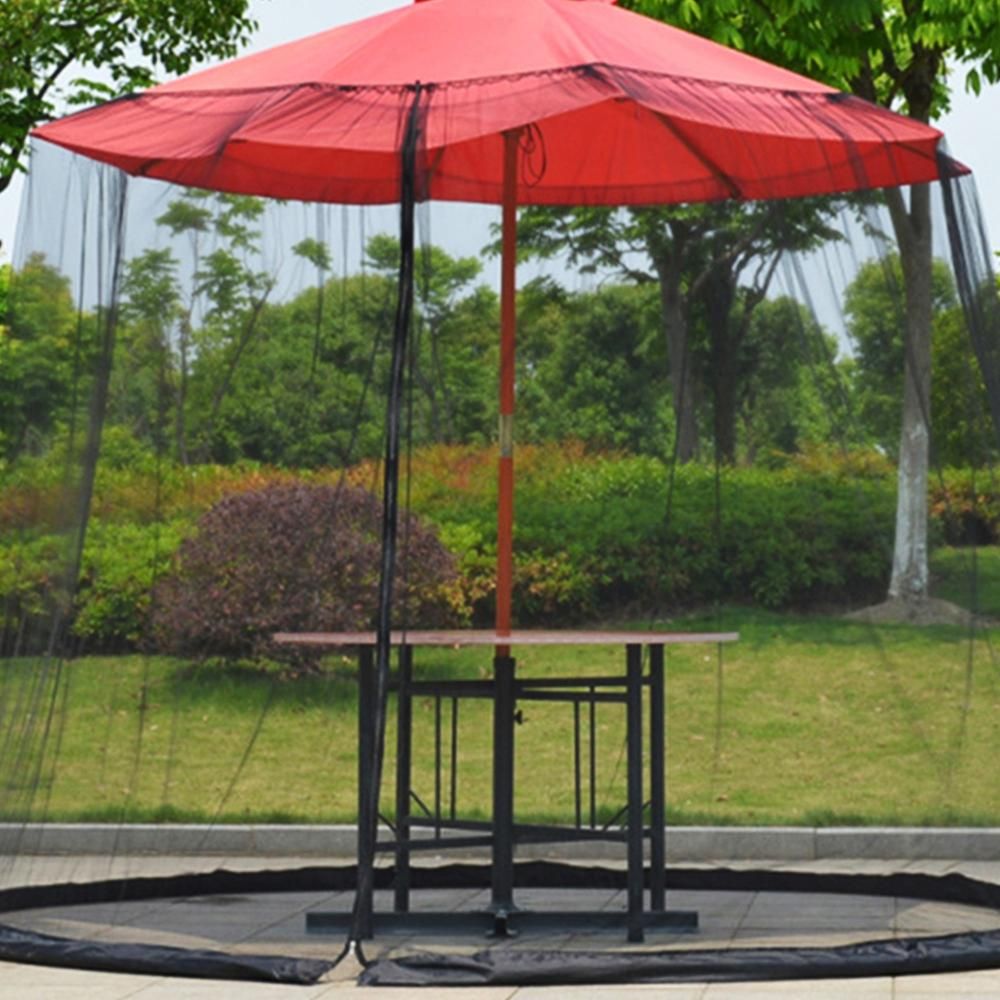 파라솔 모기장 950cm 캠핑 테라스 카페 야외테이블