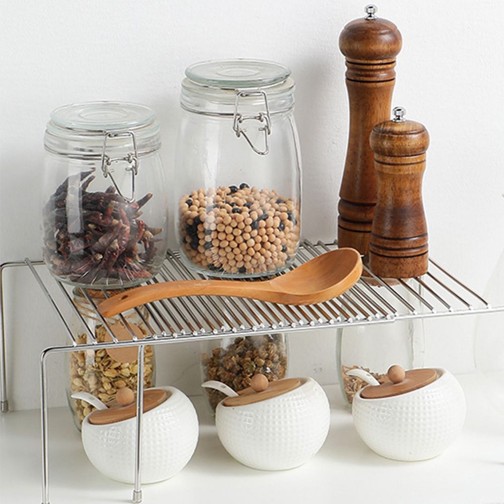 깔씀한 스텐 주방선반 싱크 정리 길이조절 선반