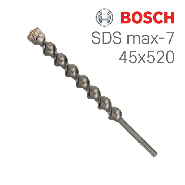보쉬 SDS max-7 45x400x520 4날 해머 드릴비트