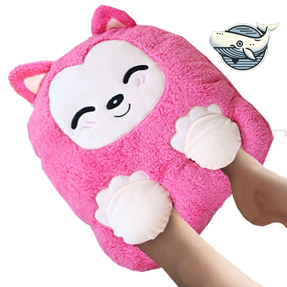 귀여운 핑크색 발열쿠션 USB 손난로 고온