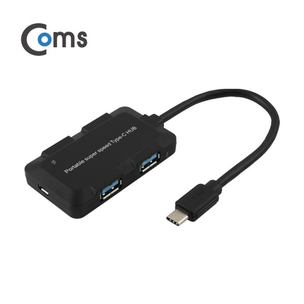 Coms USB 3.1 허브(Type C) USB 4Port