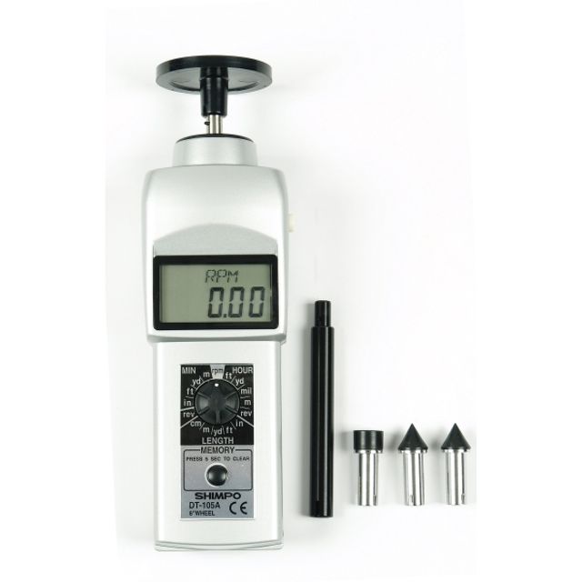 디지털회전계(접촉식/LCD) 0.10-25000RPM DT-105A