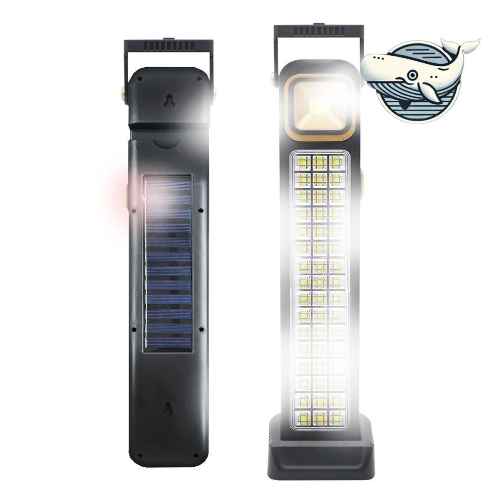 USB 충전식 LED 캠핑 랜턴 태양광 파워